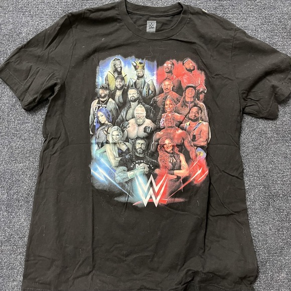WWE Other - WWE Shirt Mens Large Black Wrestling I Was There 2022 Superstars Graphic Tee Top